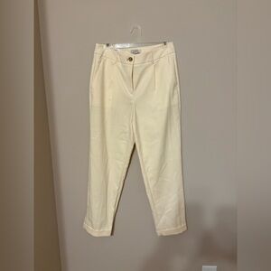 Ann Taylor LOFT Women's Ivory Skinny Ankle Dress Pants Size 2